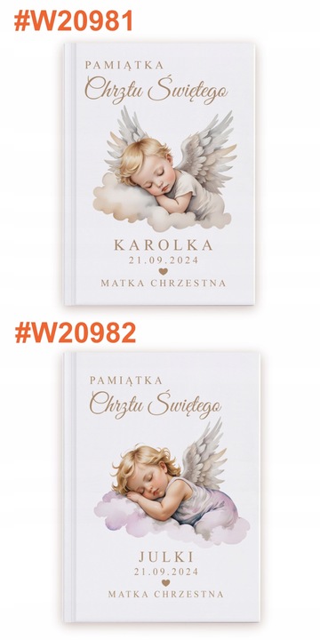 Biblia dla dzieci Prezent Chrzest Pamiątka Chrztu Komunii Nadruk na Okładce