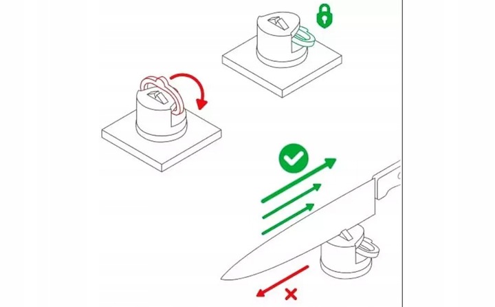 OSTRZAŁKA DO NOŻY STALKA ANY SHARP CLASSIC STALKA SREBRNA