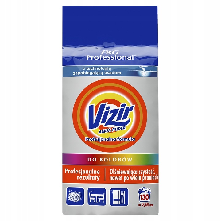 VIZIR PROFESSIONAL Proszek do prania COLOR 7,15kg