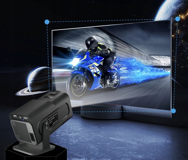 Projektor przenośny HY320 WERSJA DUŻA FULL HD WiFi ANDROID 11 + SMART TV
