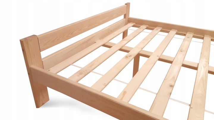 ŁÓŻKO DREWNIANE sosnowe Relax 140x200 + stelaż drewniany