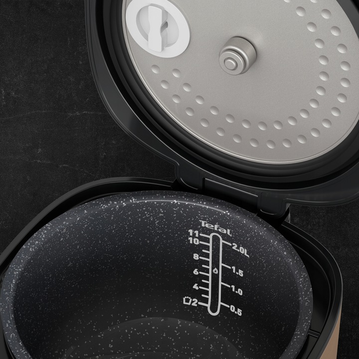 Multicooker ryżowar TEFAL Coppertinto garnek elektryczny 700W 2l