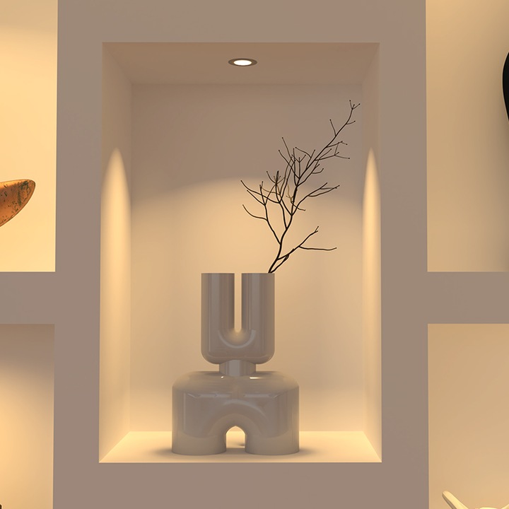 Oprawa LED IVO 230V AC 3,5W Stal Drapana barwa neutralna