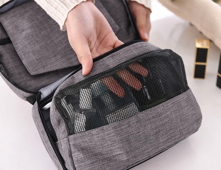 Zestaw Do Brody Kosmetyki Szczotka Wzornik ORGANIZER dla Brodacza