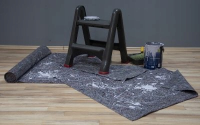 MATA MALARSKA OCHRONNA FILC Z FOLIĄ 1x10mb