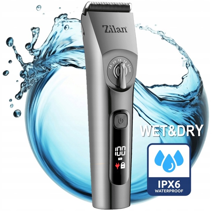 MASZYNKA DO STRZYŻENIA TRYMER DO BRODY CIAŁA BEZPRZEWODOWA WODOODPORNA