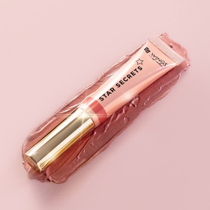 AA WINGS OF COLOR Star Secrets The Wet Blush Kremowy róż rozświetlający