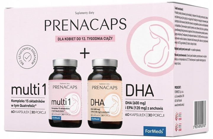 FORMEDS PRENACAPS MULTI 1 + DHA 30 porcji CIĄŻA