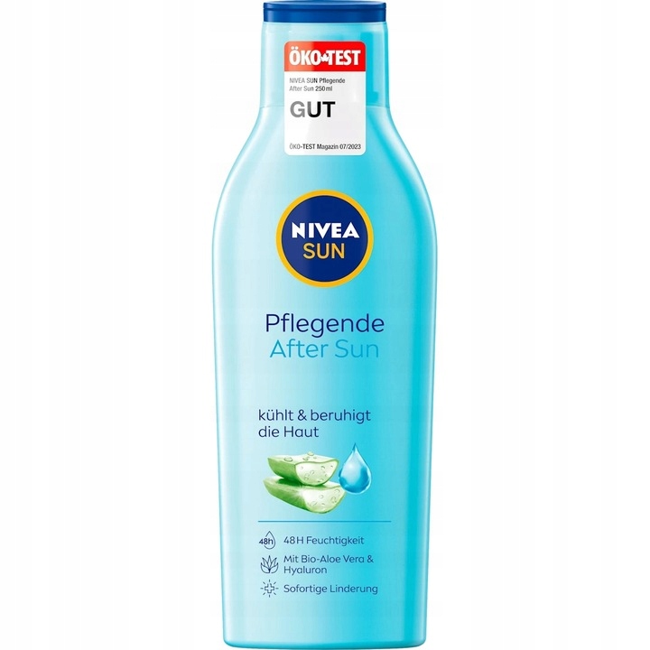 NIVEA AFTER SUN łagodzący balsam po opalaniu z ALOESEM 250ml NIEMCY