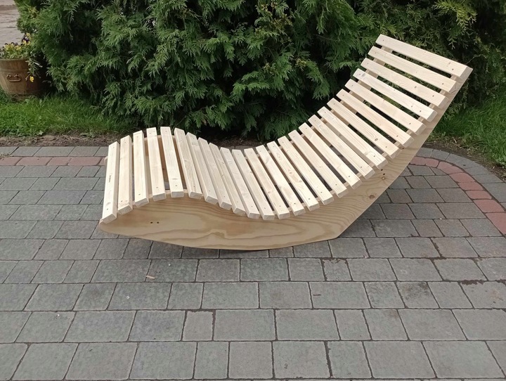 Leżak bujany ogrodowy, hit cenowy! Wysyłany w całości! Polski producent