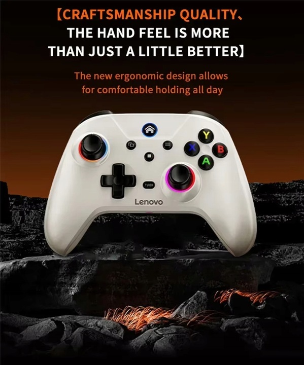 Bezprzewodowy Kontroler Pad Do Gier LENOVO S02 Czarny PC Android iOS Switch