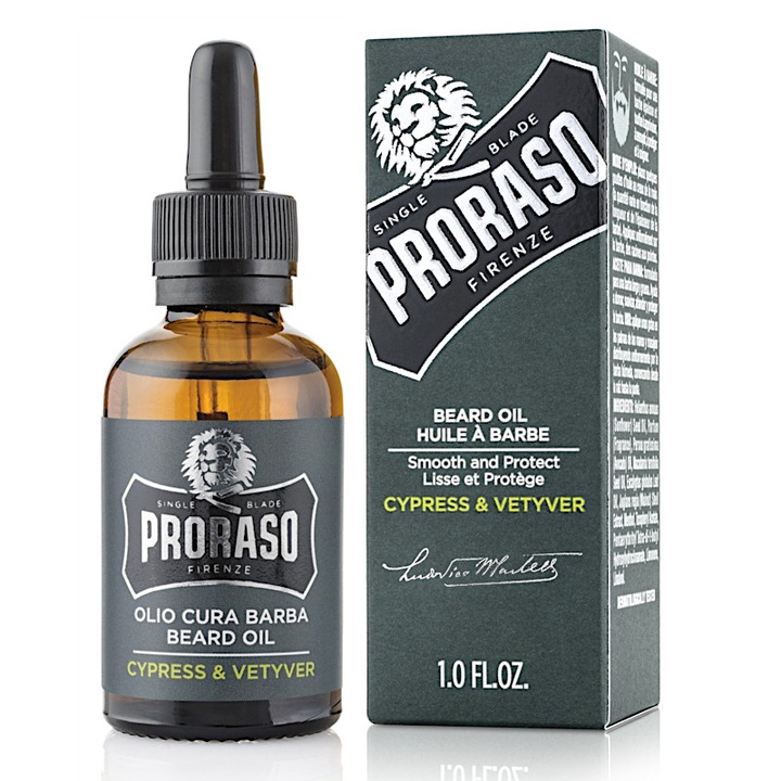 Proraso Cypress and Vetyver olejek do brody 30 ml pielęgnujący