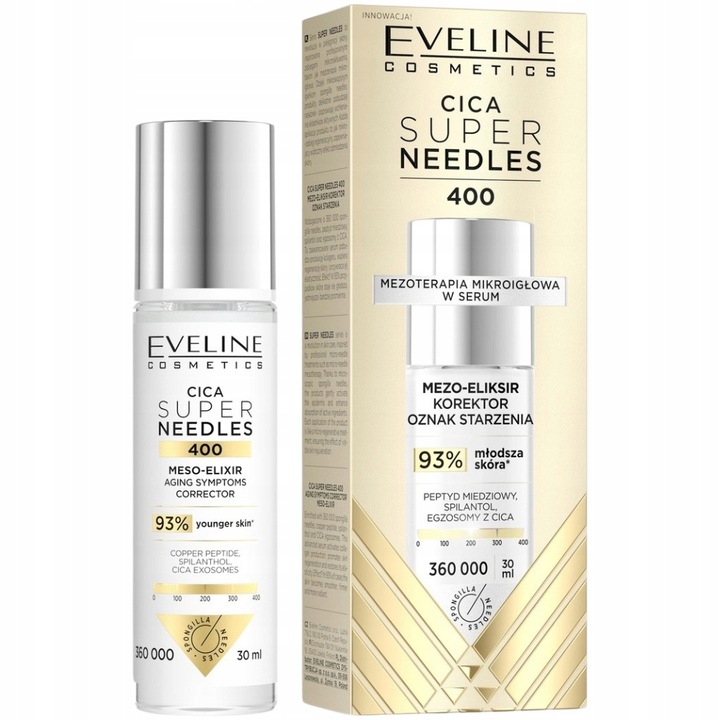 Eveline Super Needles Cica Serum Do Twarzy Korektor Oznak Starzenia 30ml