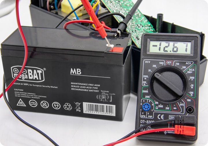 Akumulator AGM BEZOBSŁUGOWY 12V 9Ah (wymiar 7,2Ah) ALARM UPS