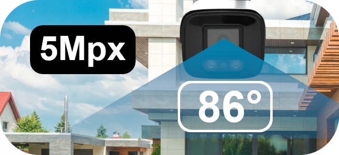 KAMERA WIFI BEZPRZEWODOWA IP 5MPX 2K IR30 METAL ZEWNĘTRZNA SMART DVS