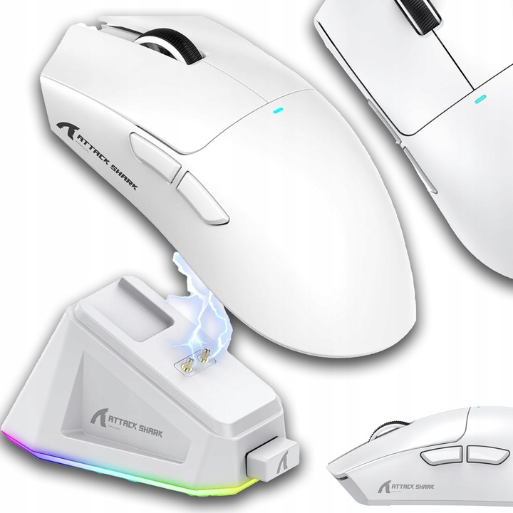 Myszka Gamingowa Mysz Dla Graczy Bezprzewodowa LED RGB ATTACK SHARK X11