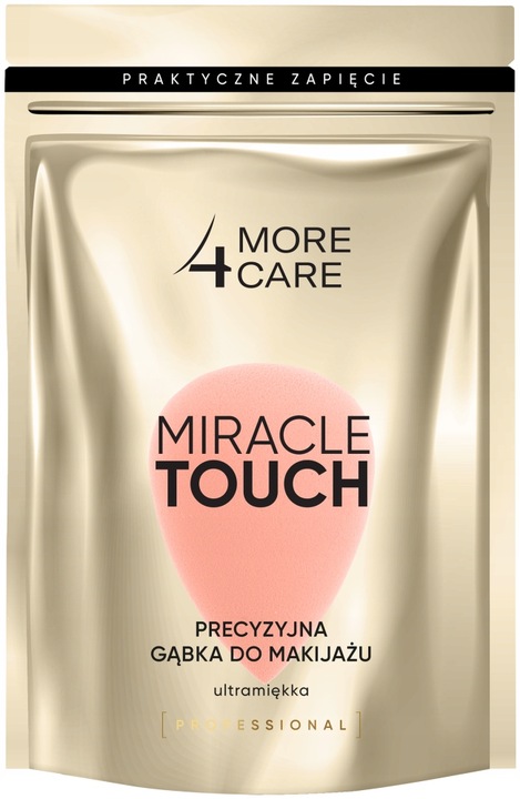 MORE4CARE Precyzyjna gąbka do makijażu ultramiękka