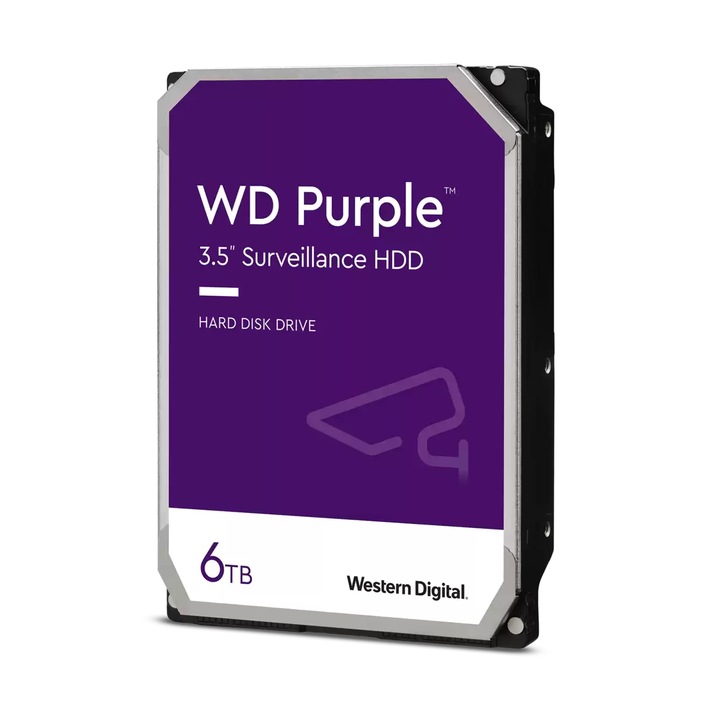 DYSK TWARDY WESTERN DIGITAL WD64PURZ WD PURPLE 6TB SATA 3,5"