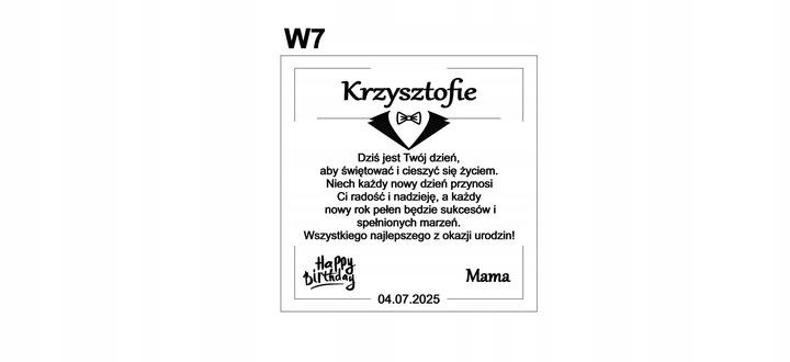 PUDEŁKO NA PIENIĄDZE URODZINY 1-99 PAMIĄTKA URODZINOWA