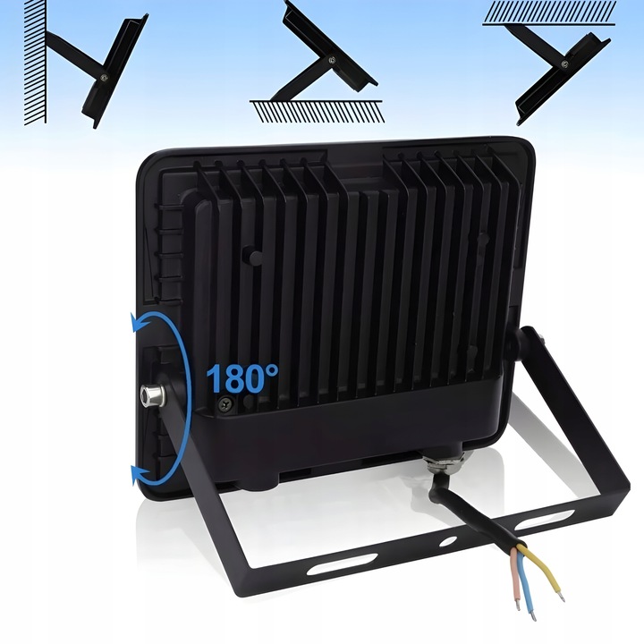 HALOGEN LED 30W LAMPA Reflektor Naświetlacz 6500K Slim ZEWNĘTRZNY