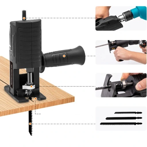 PRZYSTAWKA PIŁA SZABLASTA BRZESZCZOT ADAPTER DO WIERTARKI WKRĘTARKI