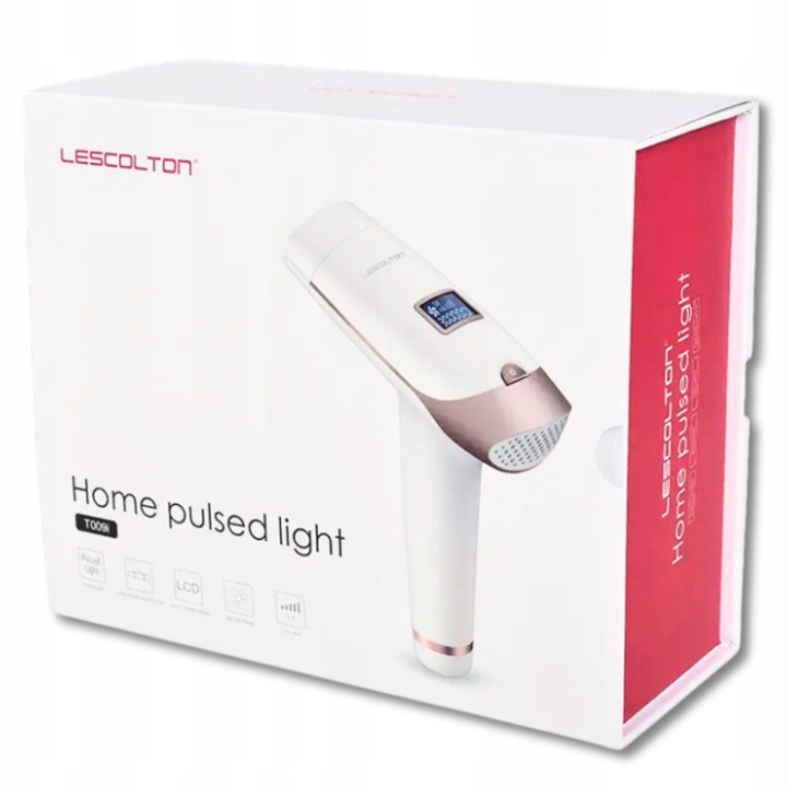 DEPILATOR LASEROWY IPL LESCOLTON T009i MOCNY BEZBOLESNY BIKINI DUŻY