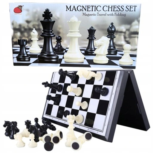 SZACHY KLASYCZNE 25X25 GRA SKŁADANE SZACHOWNICA