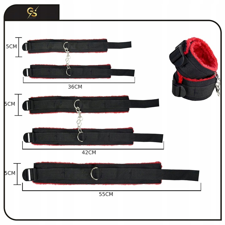 MEGA DUŻY XXL ZESTAW BDSM 28el KAJDANKI KNEBEL KORRKI NAKŁADKA WIBRATOR PAR