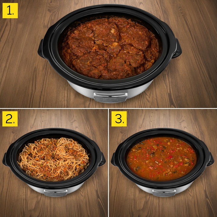 Wolnowar Garnek ceramiczny Slow Cooker Yoer INOX LCD 320W 6,5L