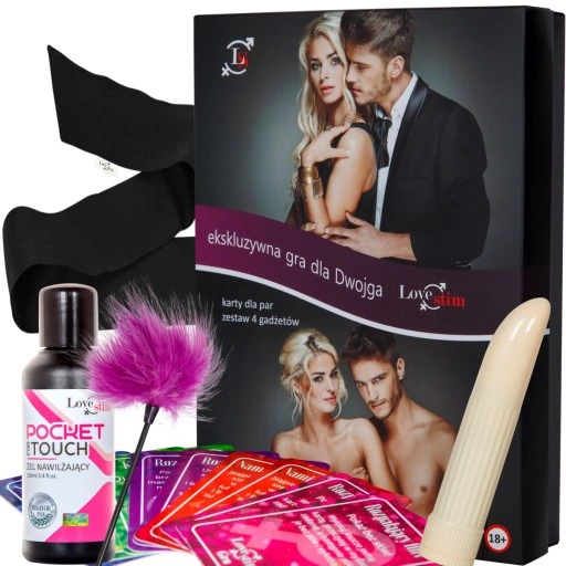 LOVESTIM NOWOCZESNA EKSKLUZYWNA GRA Z GADŻETAMI DL