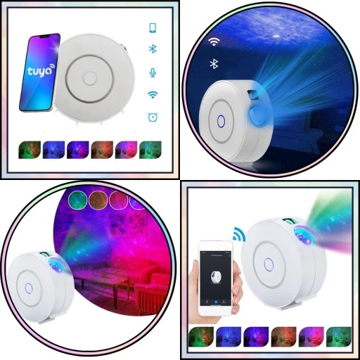 SMART Projektor Lampka Nocna LED Rzutnik GWIAZD