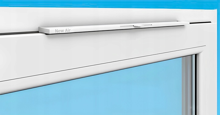 Nawiewnik okienny montaż BEZINWAZYJNY New Air Comfort box airbox do okna