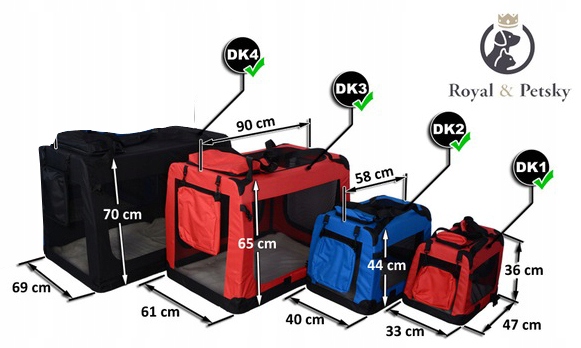 Transporter dla psa kota torba transportowa DK1-01 czerwony