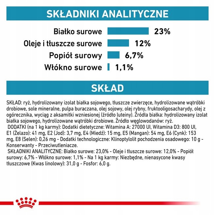 Royal Canin Veterinary Canine Hypoallergenic Moderate Calorie 14kg