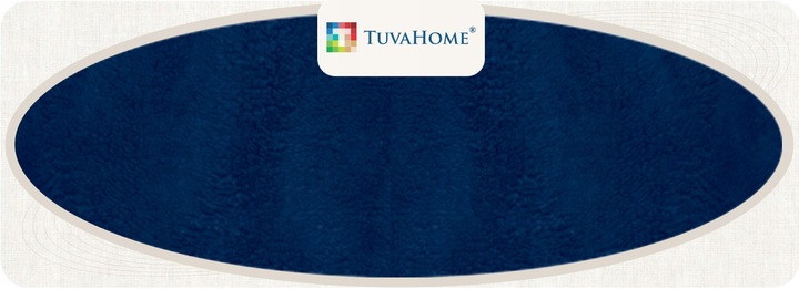 Granatowy szlafrok męski z kapturem ciepły miękki L/XL