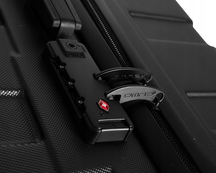 Zestaw 3 solidnych walizek podróżnych bagaż kufer lekka samolot 94L+63L+40L