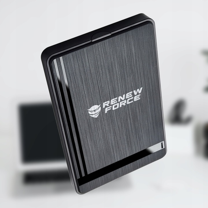 OBUDOWA DYSKU TWARDEGO KIESZEŃ NA DYSK HDD SSD 2,5'' SATA do 5 Gbps USB 3.0