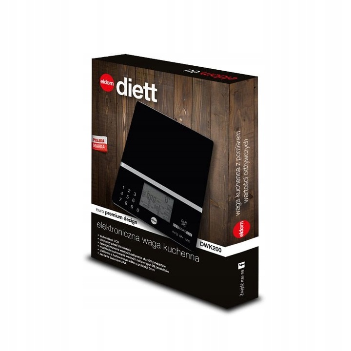 WAGA KUCHENNA ELEKTRONICZNA LCD PRECYZYJNA ELDOM
