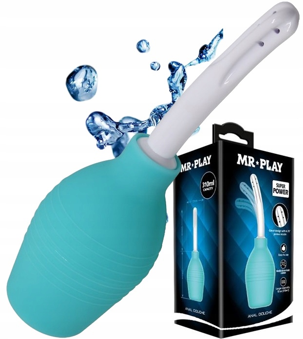 GRUSZKA XL ANALNA HIGIENA INTYMNA LEWATYWA 310ml GIĘTKI GWINT PRETTY LOVE