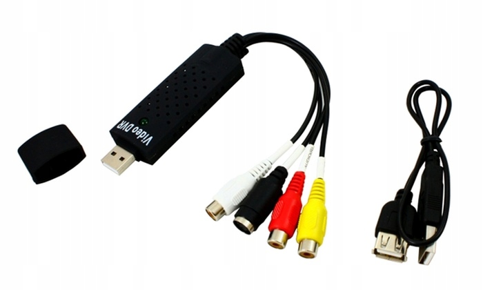 VIDEO GRABBER PRZEGRYWANIE KASET VHS KONWERTER URZĄDZENIE DO ZGRYWANIA