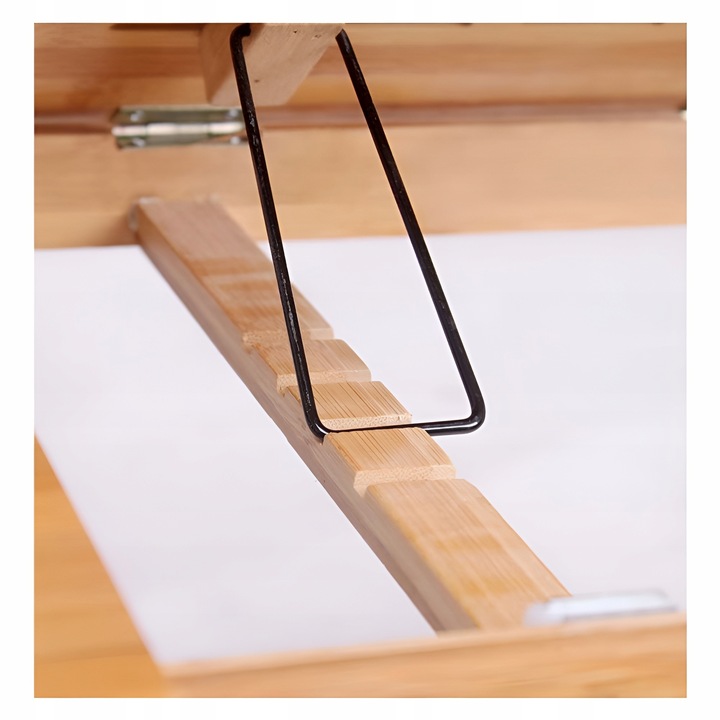 Stolik pod Laptopa bambusowy do Łóżka Taca Podstawka Regulowana Skladana