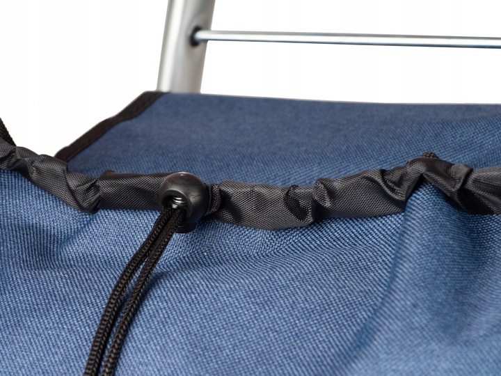 Wózek na zakupy ALU składany zakupowy torba na dużych kółkach 44l