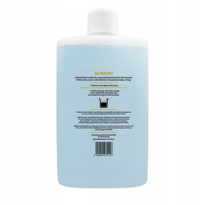 PŁYN DO ROBOTÓW MOPUJĄCYCH/ SPRZĄTAJĄCYCH 2x1000ML = 2000ML 2L