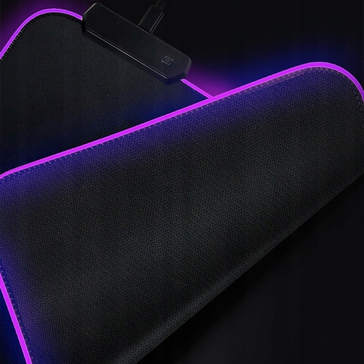 PODKŁADKA POD MYSZKĘ RGB LED GAMINGOWA DUŻA SZEROKA XMASTER XXL