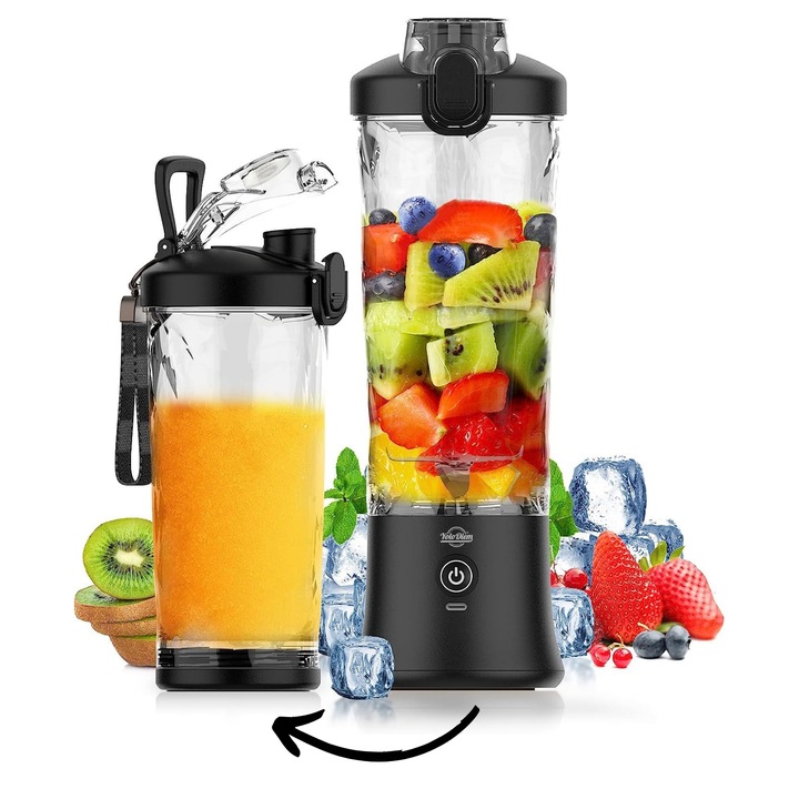 BLENDER PRZENOŚNY 250W 600ML Bezprzewodowy Kielichowy do Smoothie