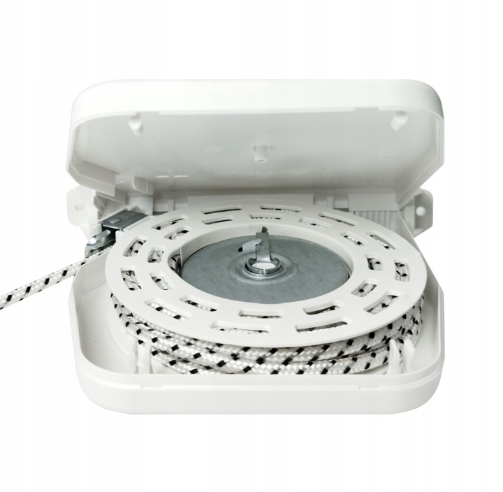 Zwijacz BIAŁY na LINKĘ / SZNUREK DO ROLET + LINKA 5MB PORTOS