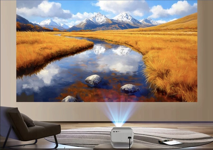 PROJEKTOR SMART MAGCUBIC L018 4K 1080p ANDROID LED TV WiFi GŁOŚNIK BT