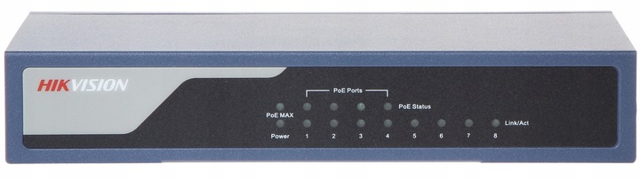 SWITCH HIKVISION DS-3E0310P-E/M 10 PORTÓW NIEBIESKI