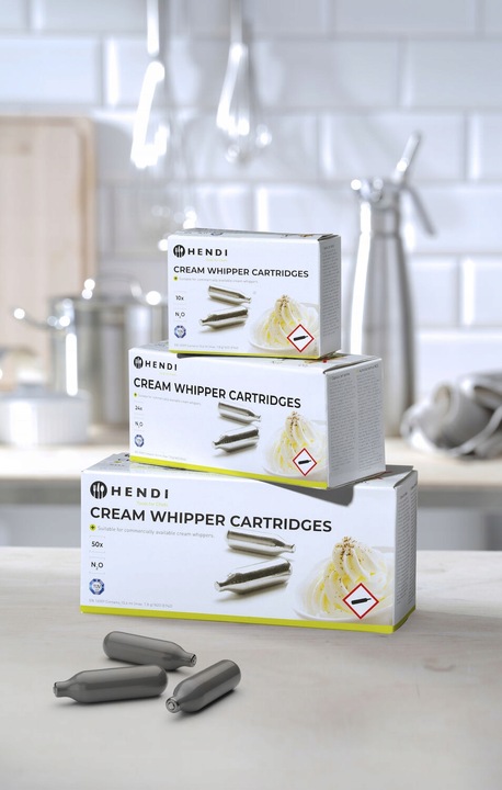 Naboje do bitej śmietany HENDI 50 szt NOWE