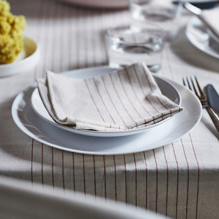 Serwis obiadowy Ikea OFTAST 18 szt miski talerze talerzyki